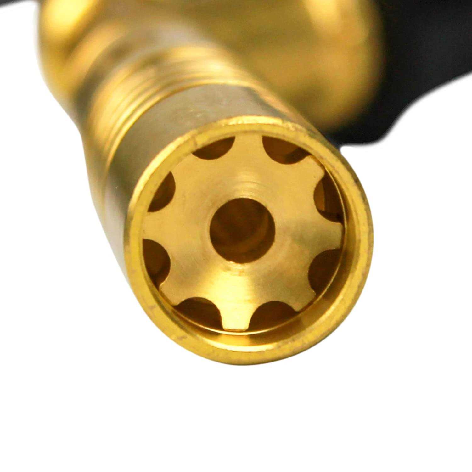 BLUEFIRE MRAS-8210 Jumbo Turbo Flame 5' Hose Propane Gas Welding Torch Kit with MAPP Gas Great High Intensity Nozzle Head Fuel b - Image 4