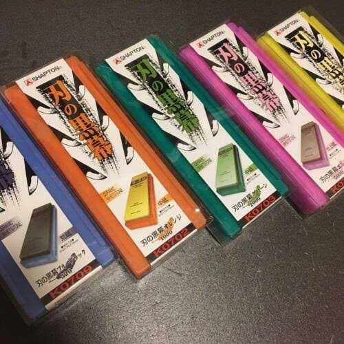 SHAPTON Ha No Kuromaku Ceramic Whetstone F-set Medium Grit #100 - Image 3