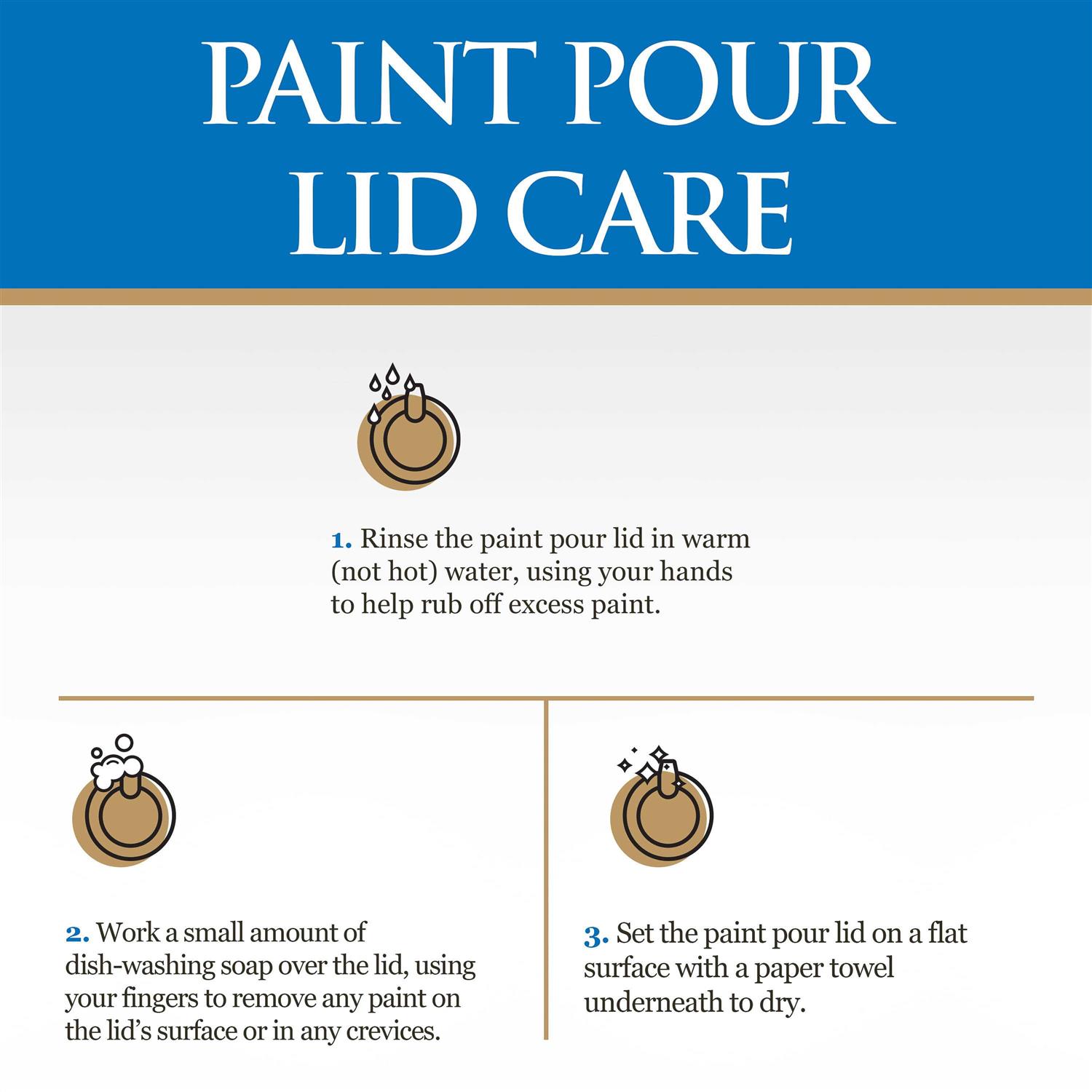 Linzer Pro Edge Paint Pour Lid - Image 4