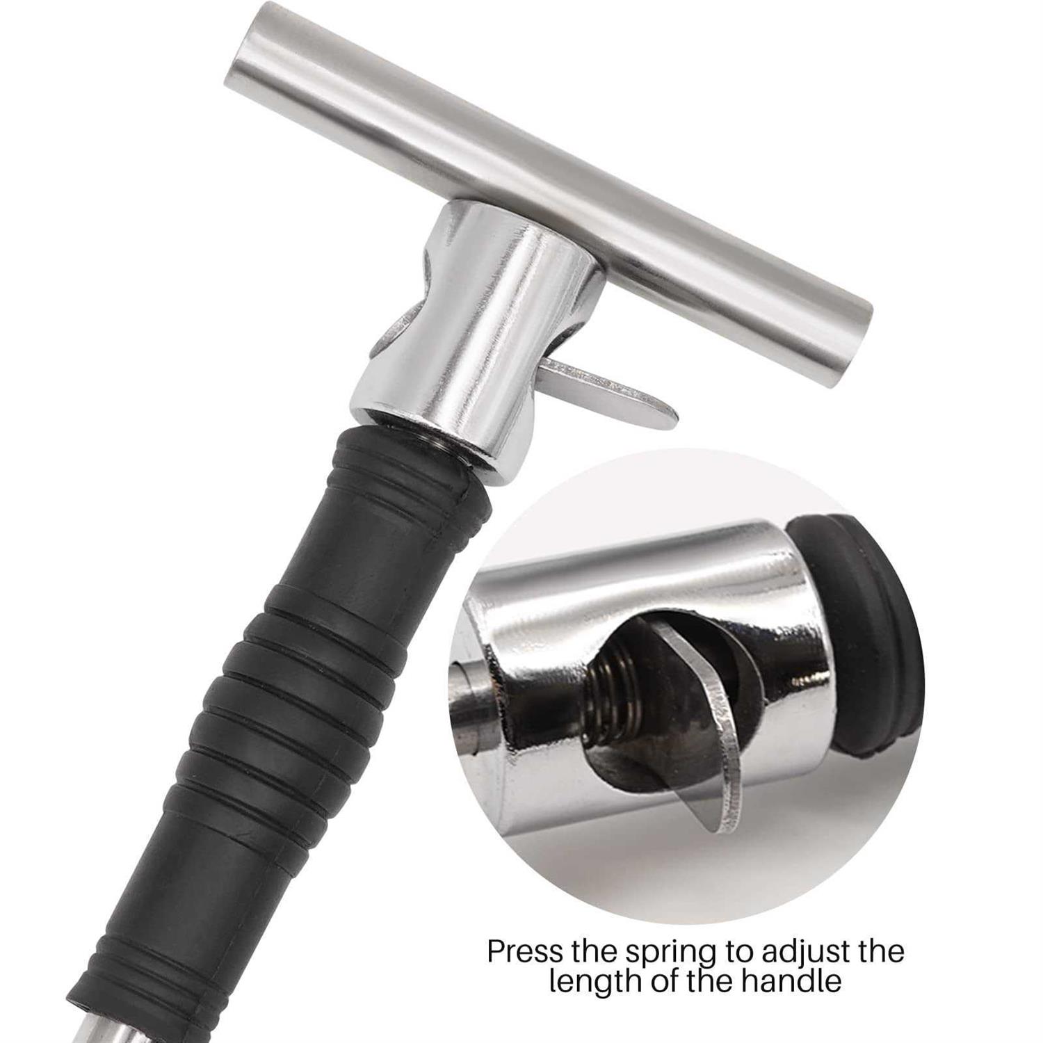 PAULOZYN Stainless Steel Hog Pig Catcher Pole Holder Control Tool Heavy Duty for Dog Pig Animals Swine Livestock - Image 5