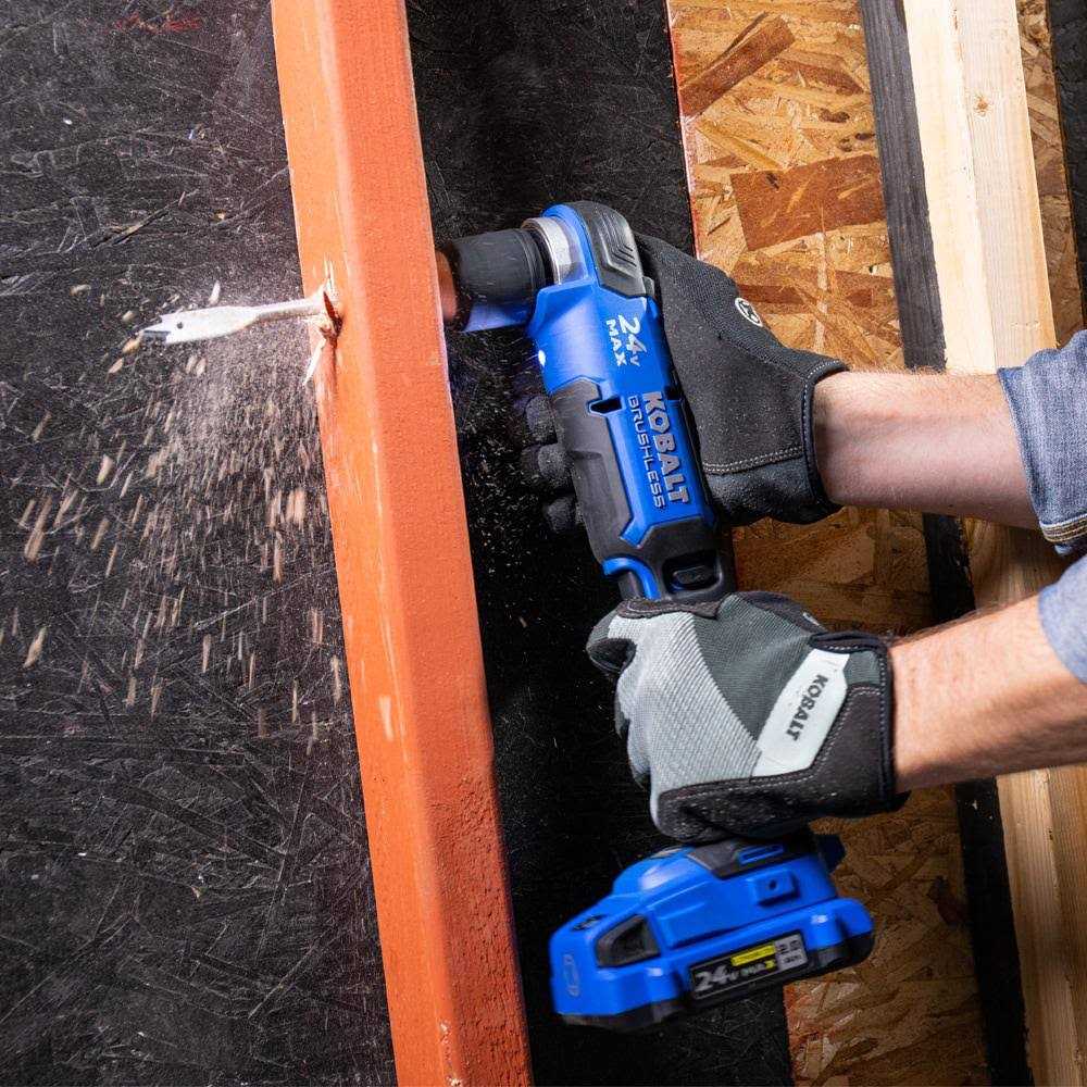Kobalt 24-volt Max 3/8-in Brushless Right Angle Cordless Drill - Image 4