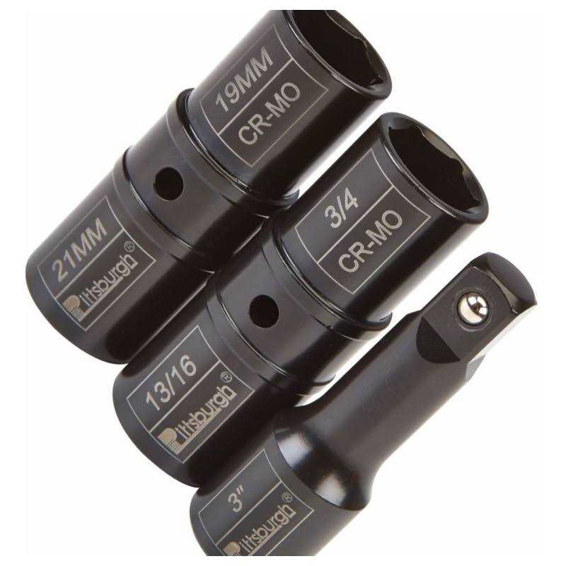 Pittsburgh Automotive 1/2 in. Drive Impact Flip Socket Set - Image 2