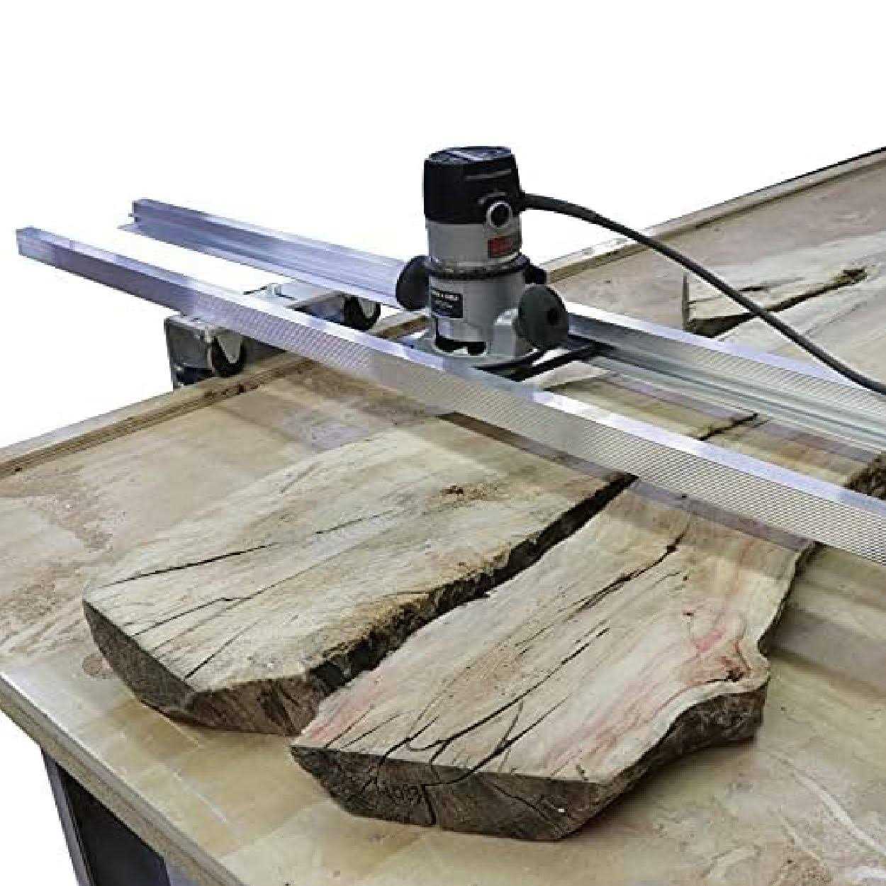 Stone Coat Countertops Slab Jig – Router Sled for Woodworking – Levels Wood Slabs Up to 64 Inches Wide! Portable Durable and Easy to Adjus - Image 3
