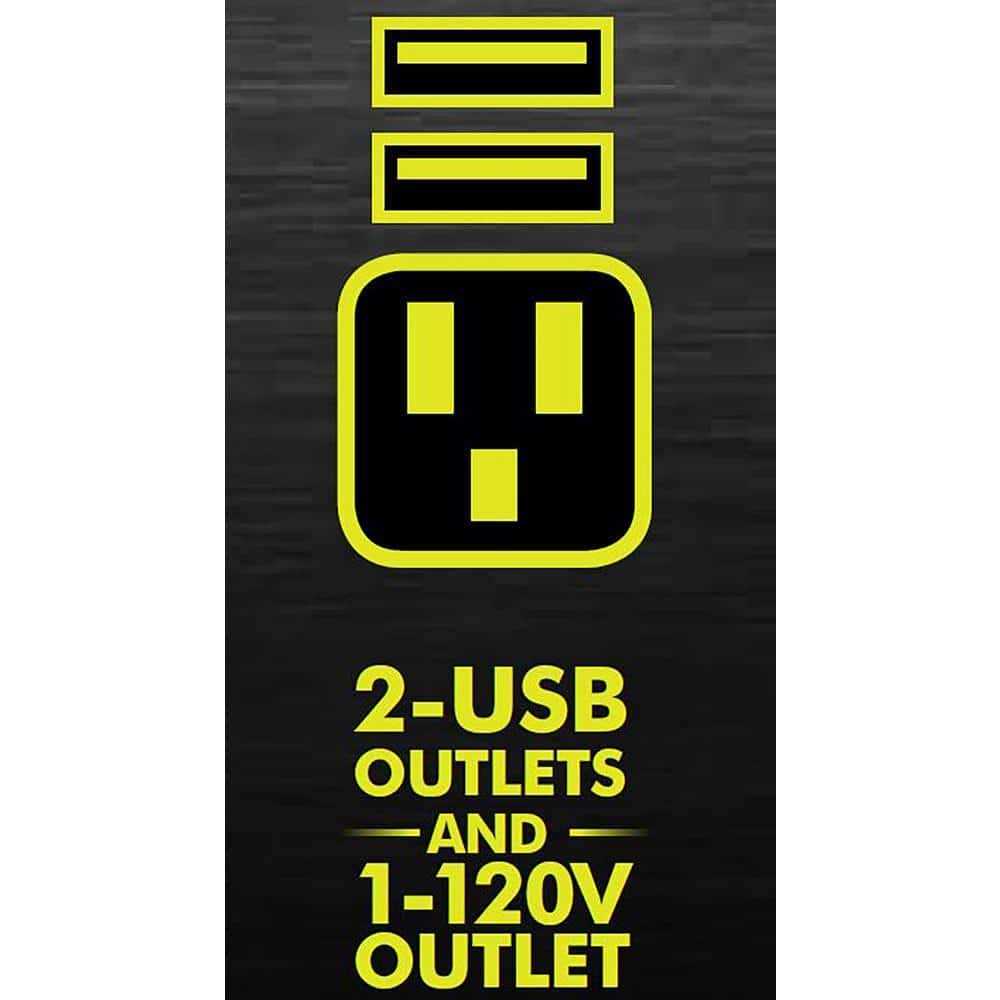 Ryobi RYI150BG 150-Watt Powered Inverter Generator for 18V Battery - Image 4