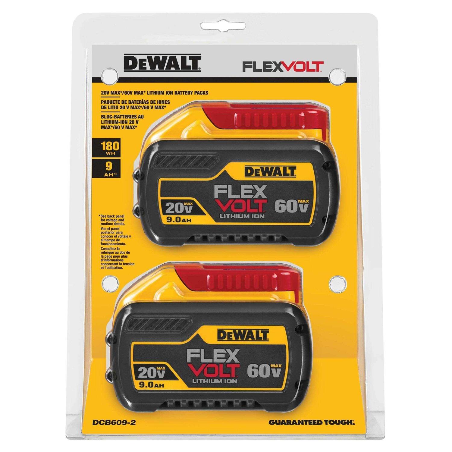 DeWalt 20V/60V MAX FLEXVOLT 9.0Ah Battery DCB609-2 - Image 5