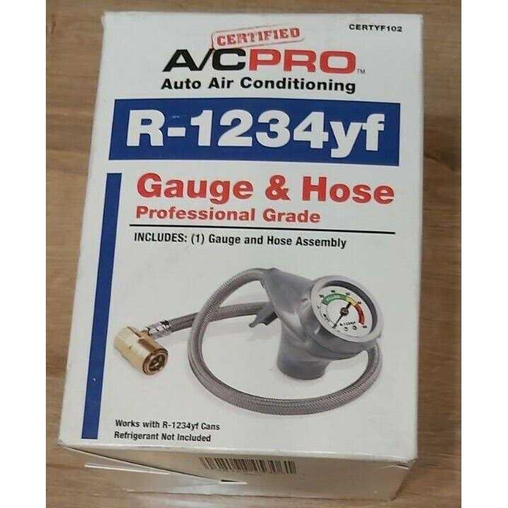 Certified A/C Pro CERTYF102-4 Recharge Gauge and Hose - Image 2