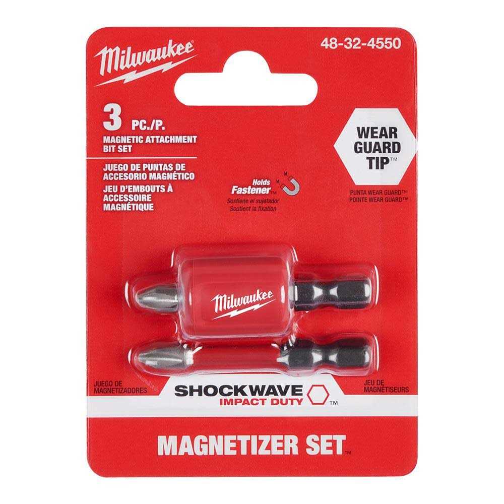 Milwaukee SHOCKWAVE Impact Duty Magnetic Attachment and PH2 Bit Set 48-32-4550 - Image 3