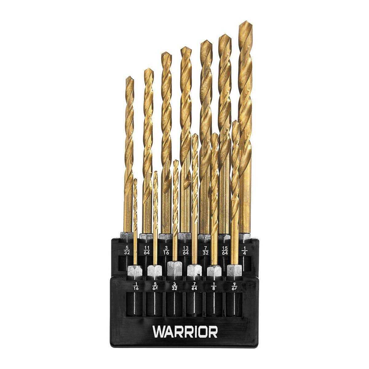 Warrior 61621 Titanium Nitride High Speed Steel Drill Bits - Image 5