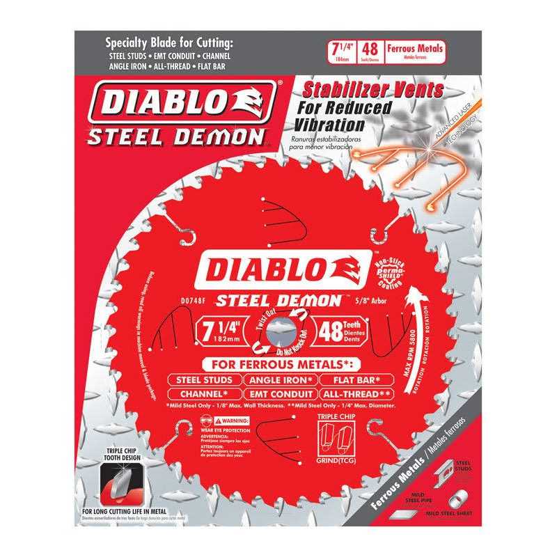 Diablo Steel Demon Cermet Circular Saw Blade D0748CFX - Image 5