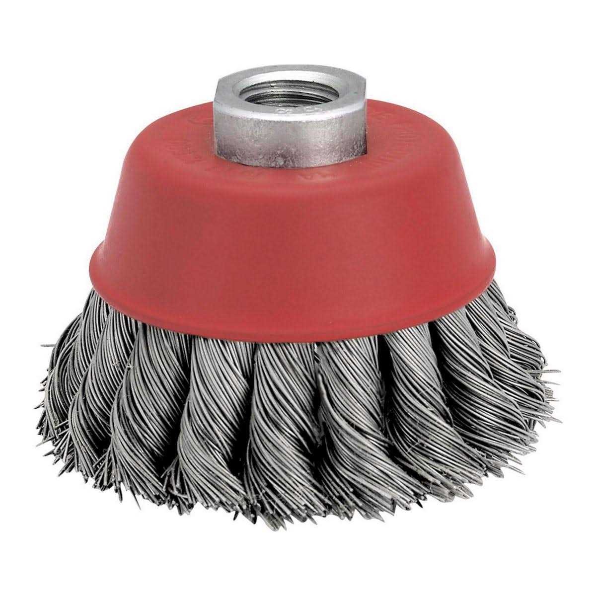 Warrior 3 in. Twisted Wire Cup Brush
