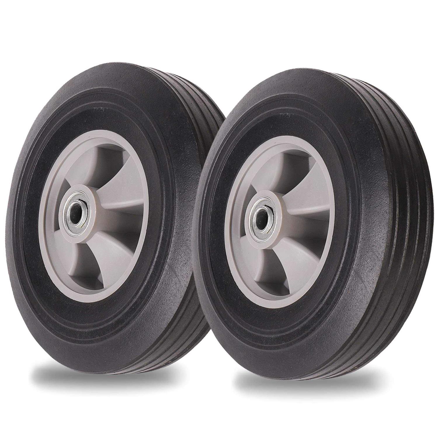 AR-PRO Flat Free Solid Rubber Tires and