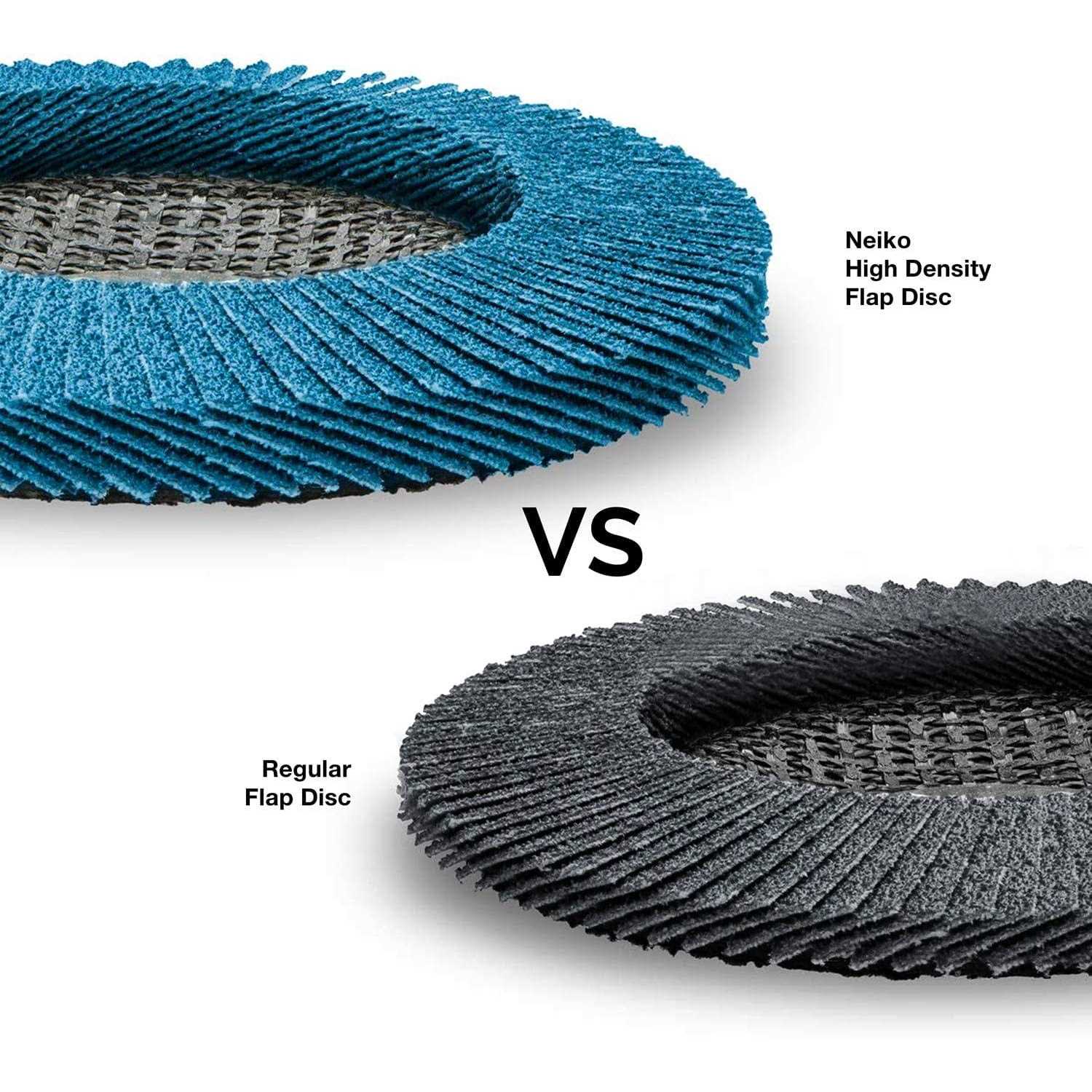 Neiko 11257A High Density Jumbo Premium Zirconia Flap Disc - Image 5