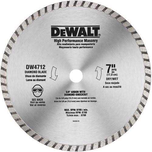 Dewalt DW4725 High Performance Diamond Masonry Blade - Image 3