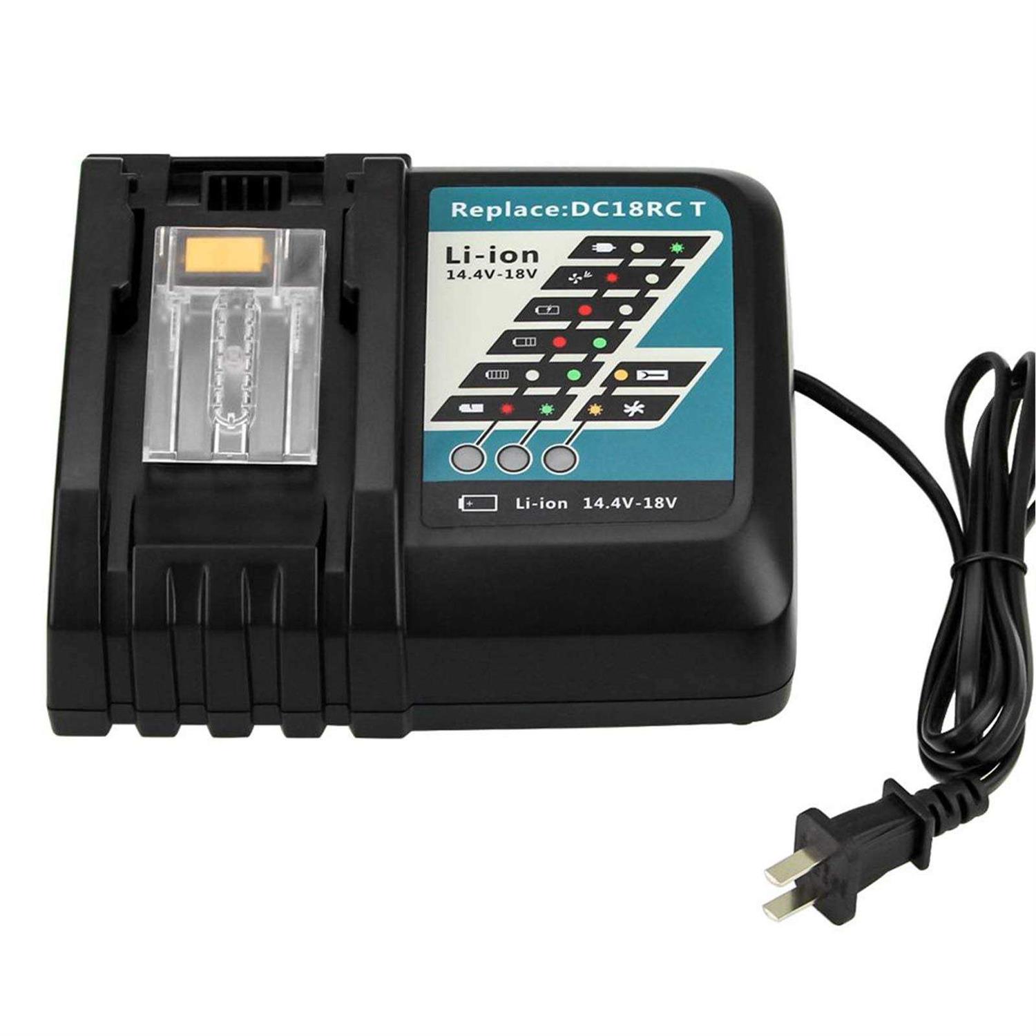 Rapid Charger As A Replacement For Makita Dc18Rc Battery Charger Compatible