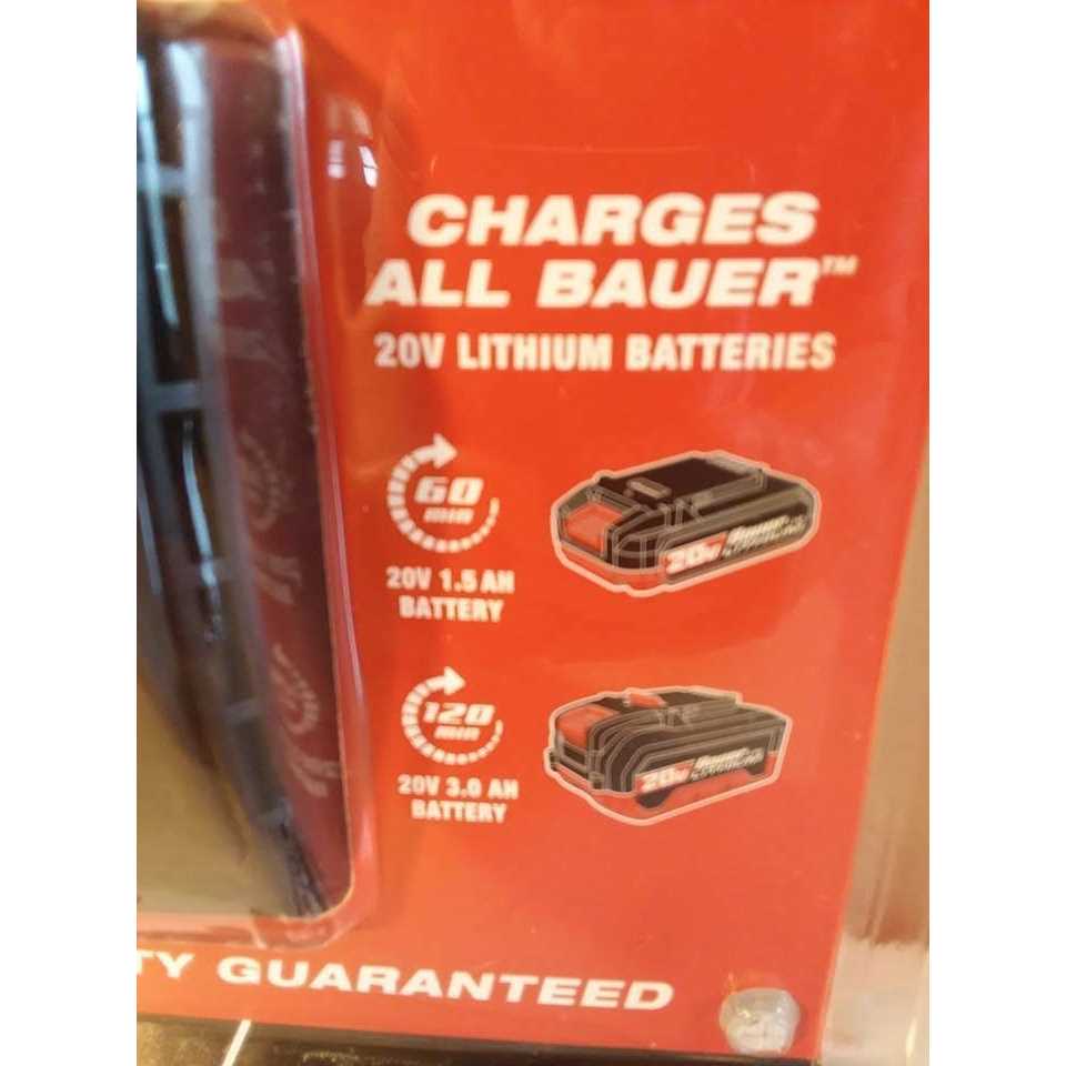 Bauer 20V Lithium-Ion Rapid Charger - Image 4