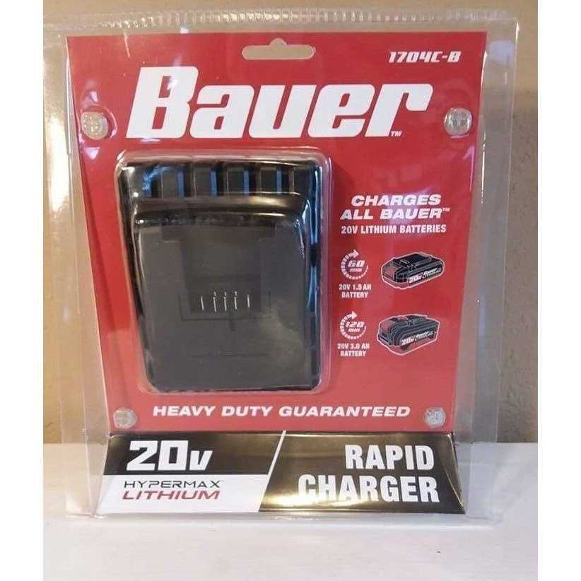 Bauer 20V Lithium-Ion Rapid Charger - Image 5