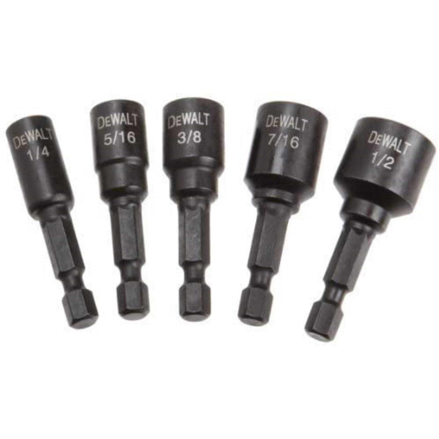 Dewalt 5-Piece Impact Ready Magnetic Nut Driver Set DW2235IR - Image 4