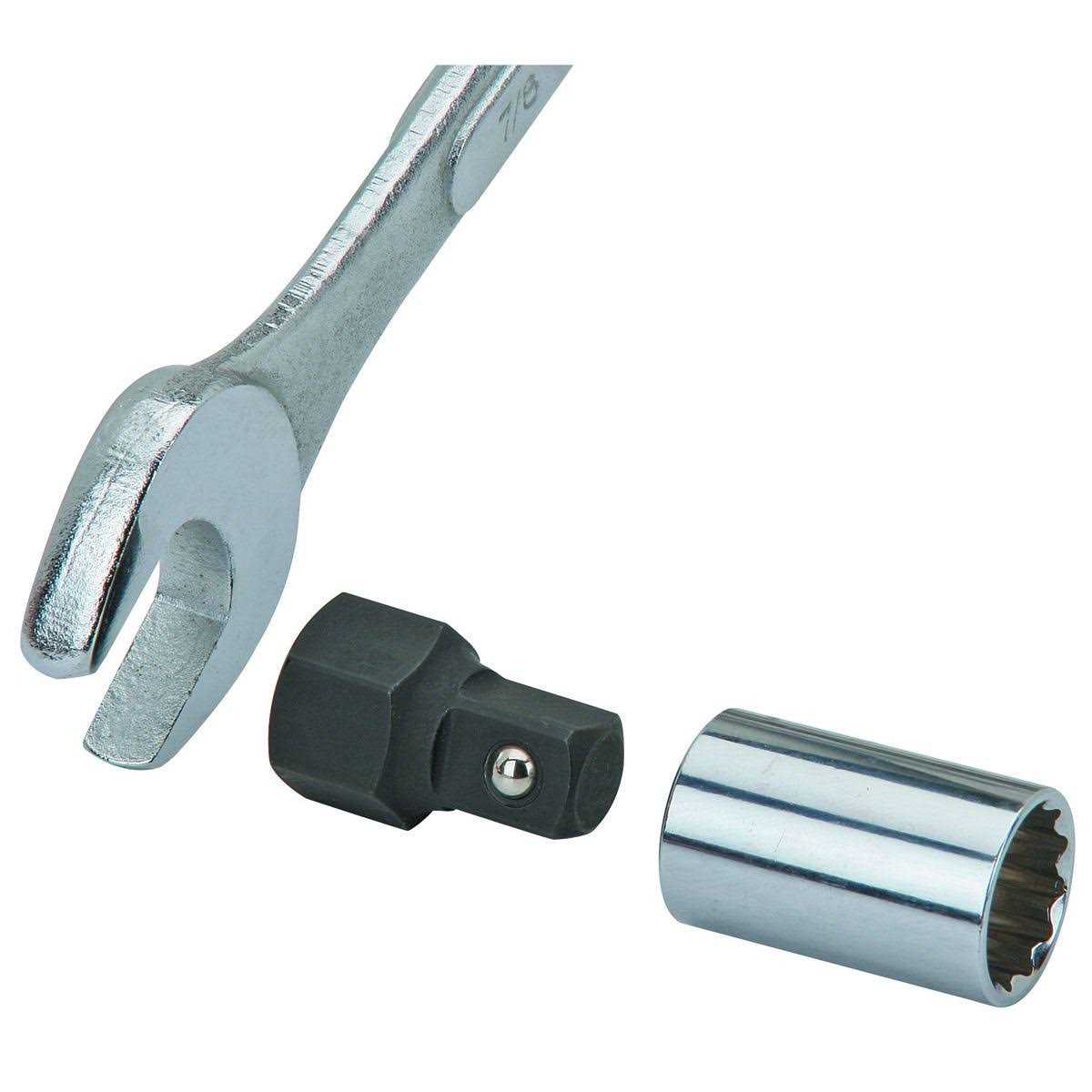 Pittsburgh 3 PC Square Drive Socket Caps Hex 7/16 inch 9/16 inch & 3/4 inch with 1/4 inch - Image 3