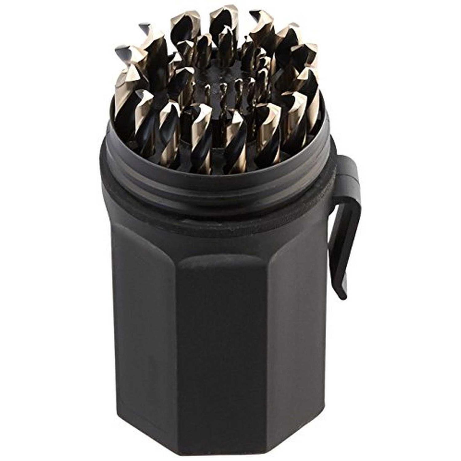 Norseman 44170 Ultra Dex Type 240-UB 135 Degree Split Point Magnum Super Premium Jobber Drill Set