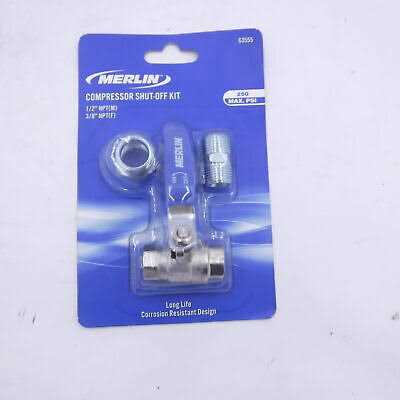 Merlin 1/2 in. to 3/8 in. Compressor Shut-Off Kit - Image 3