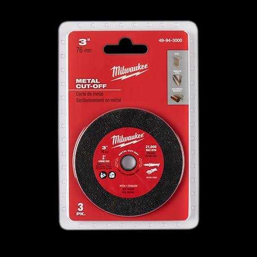 Milwaukee 3 Metal Cut Off Wheel 49-94-3000 - Image 3