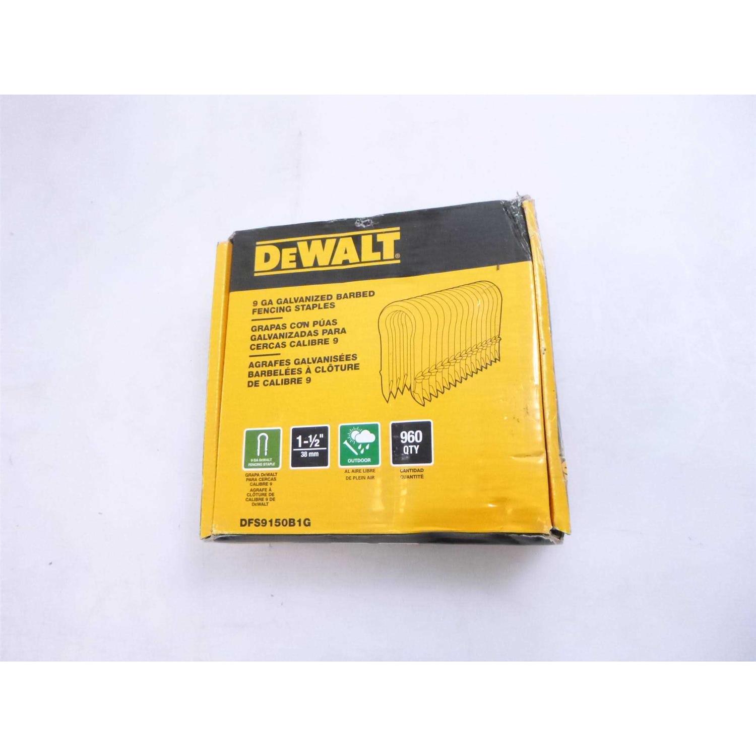 DeWalt 9 GA Galvanized Barbed Fencing Staples DFS9150B1G - Image 5