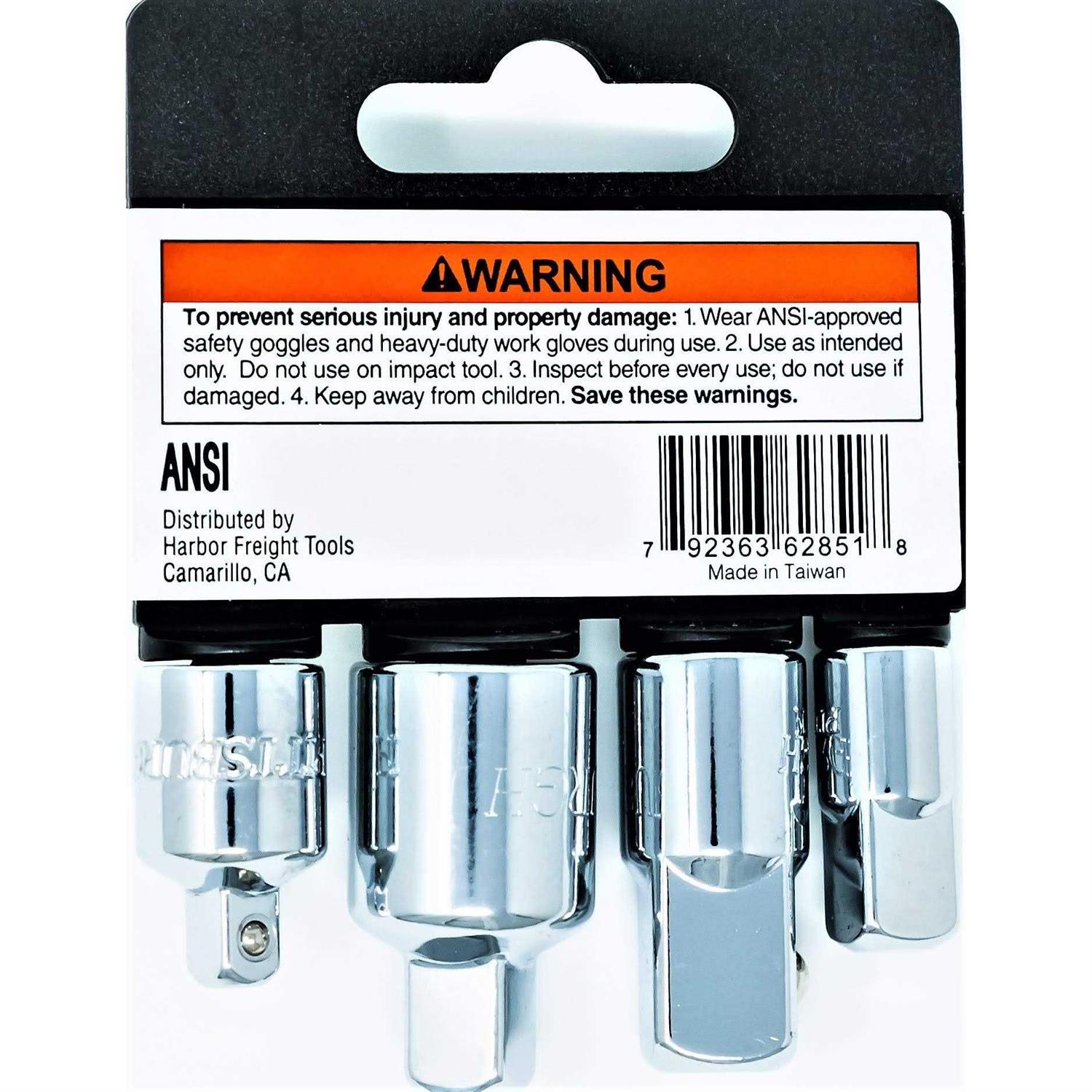 Pittsburgh High Visibility Socket Adapter Set - Image 2