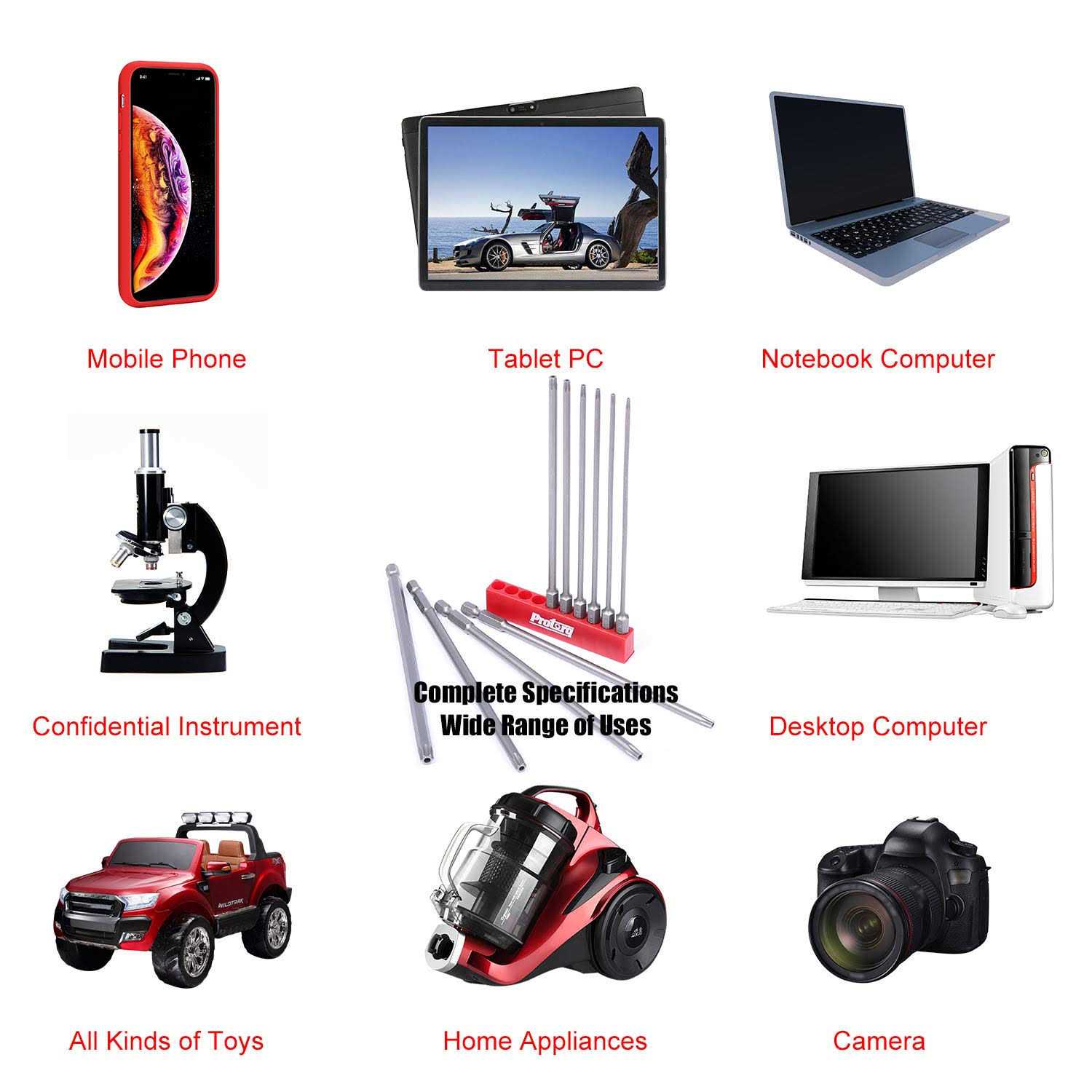 Protorq Torx Tamper Resistant Bits Security Torx Bits Security Star Bits - Image 2