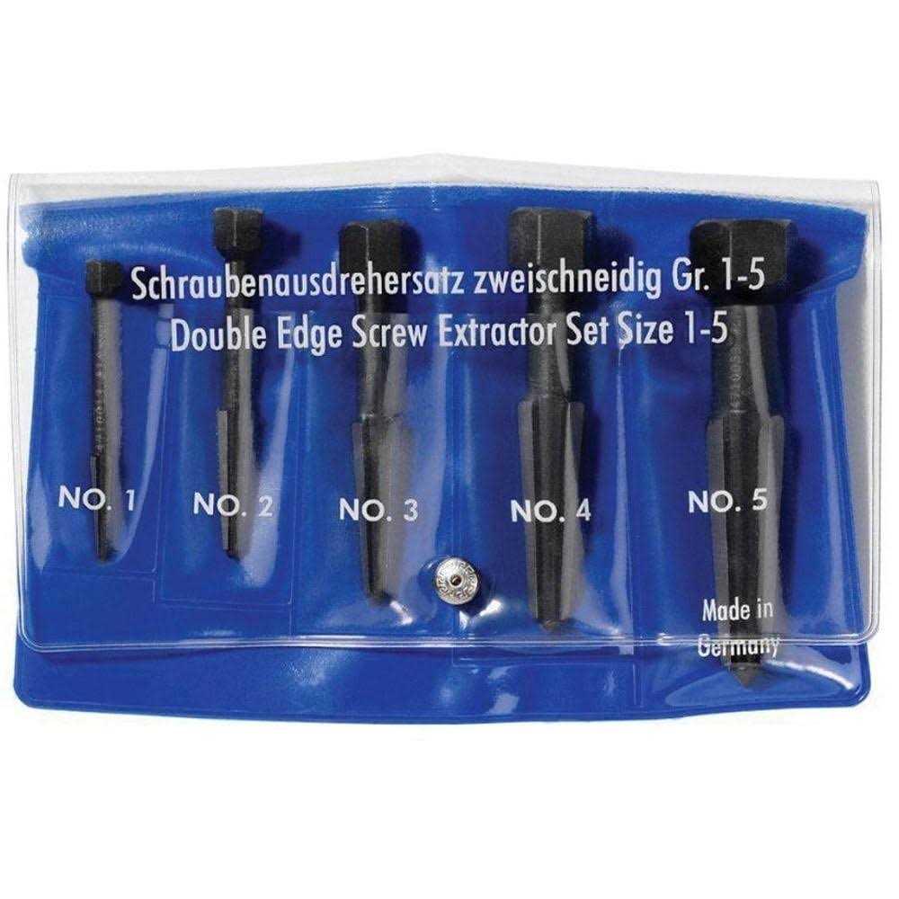 Knipex 9r4719003 Rennsteig 5-Piece Double Edge Screw Extractor Set - Image 3