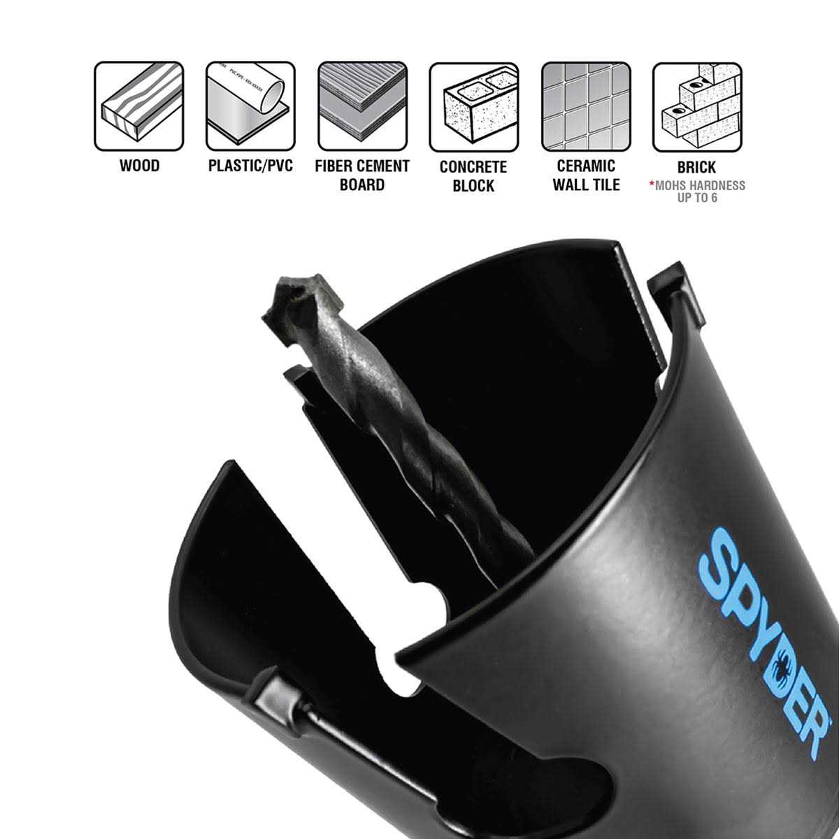 Spyder 14-Piece Carbide Tipped Deep Cut Hole Saw Kit - Image 3