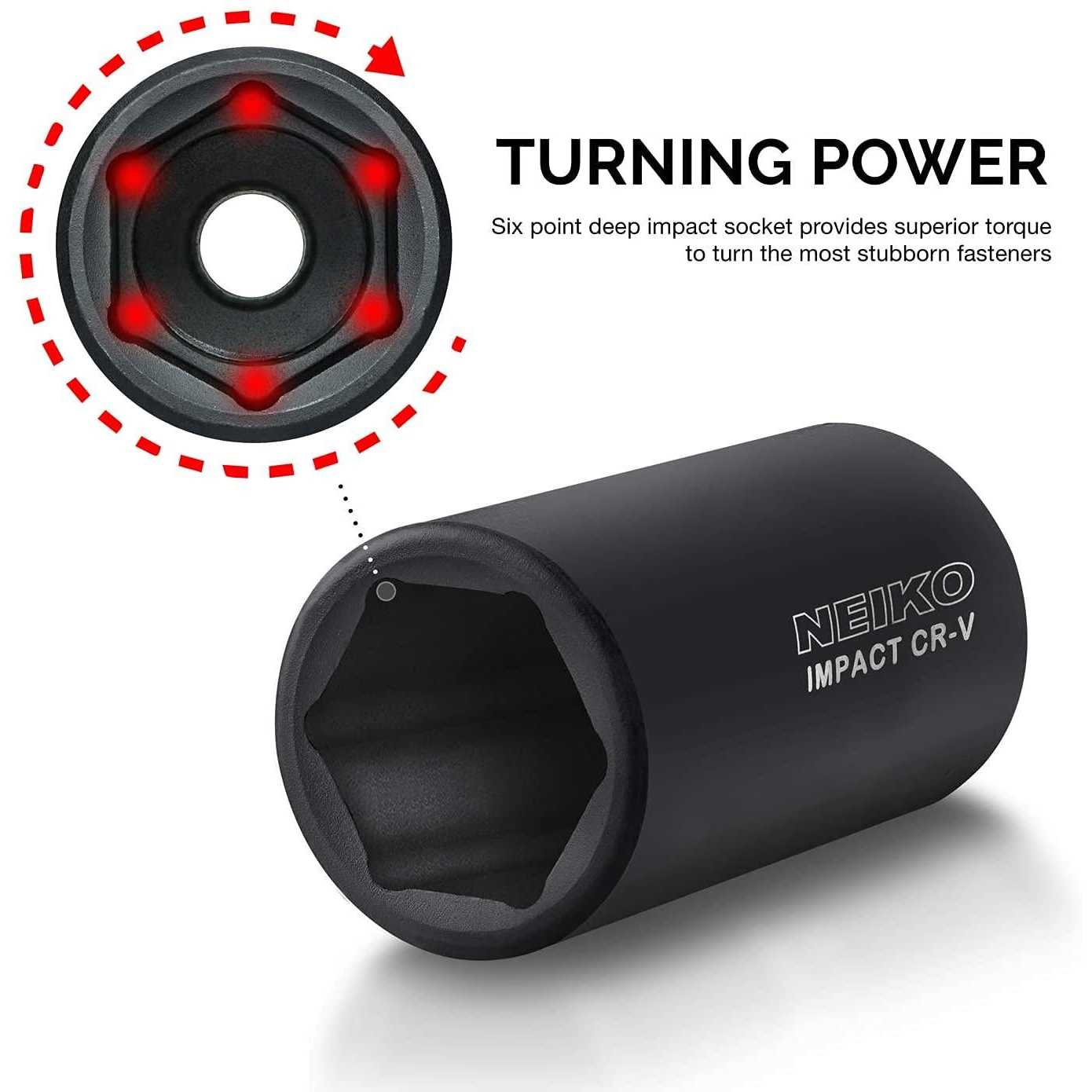 NEIKO 02448A 1/2 Drive Master Impact Socket Set - Image 2