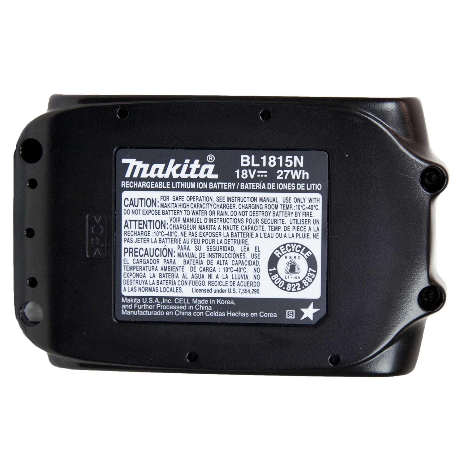 Makita bl1815n 18V 1.5Ah Lithium Ion Battery - Image 3