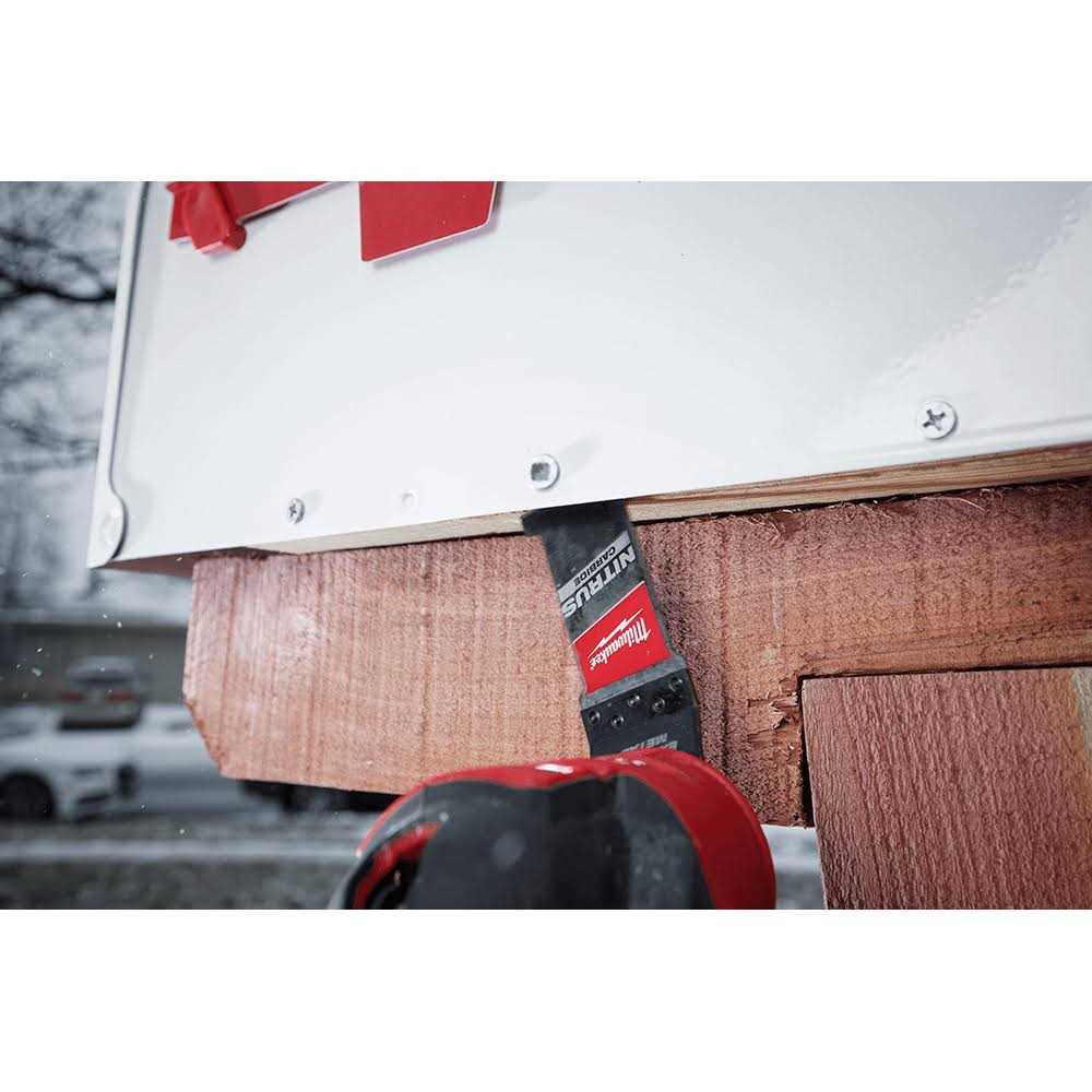 Milwaukee 49-25-1561 Universal Fit OPEN-LOK NITRUS CARBIDE Extreme Metal Multi-Tool Blade - Image 3