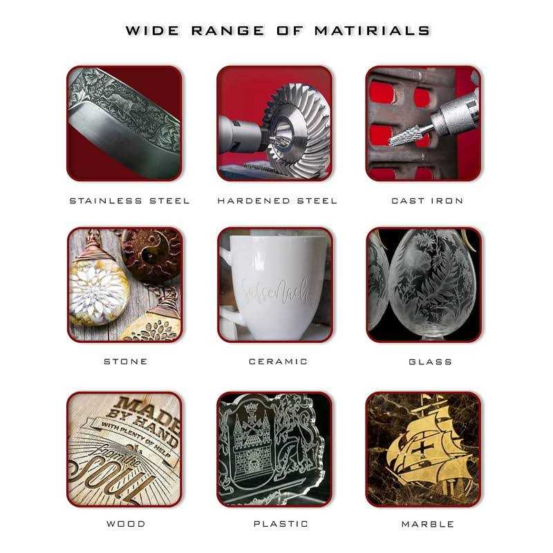 Pilim Tungsten Carbide Burr Set 1/4 Shank 10PC Double Cut Rotary Cutting Burrs Die Grinder Bits for Steel and Wood Working - Image 2