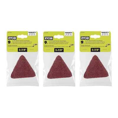 Ryobi 2-7/8 in. Detail Sand Paper Assortment Set - Image 2