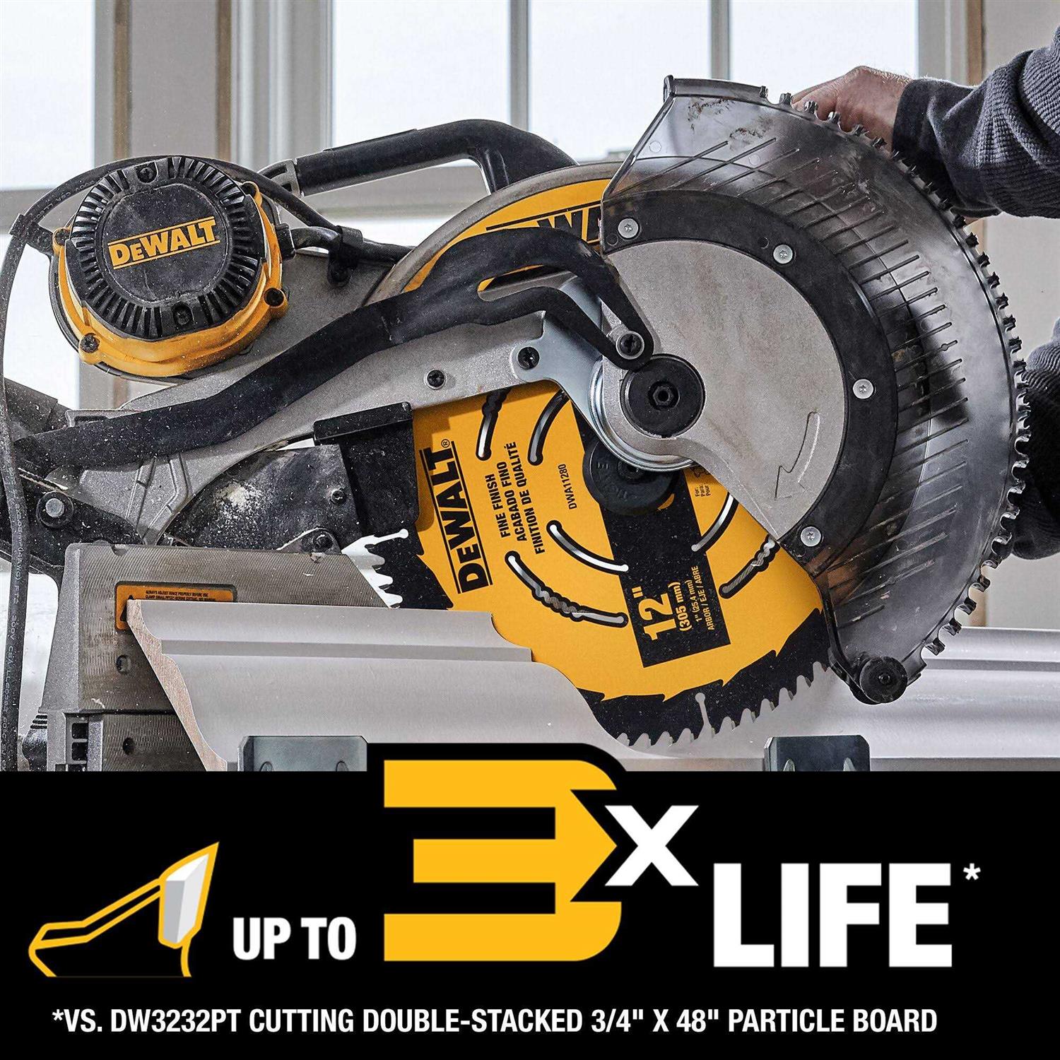 DEWALT 12 in. 80-Tooth Circular Saw Blade DWA11280 - Image 4