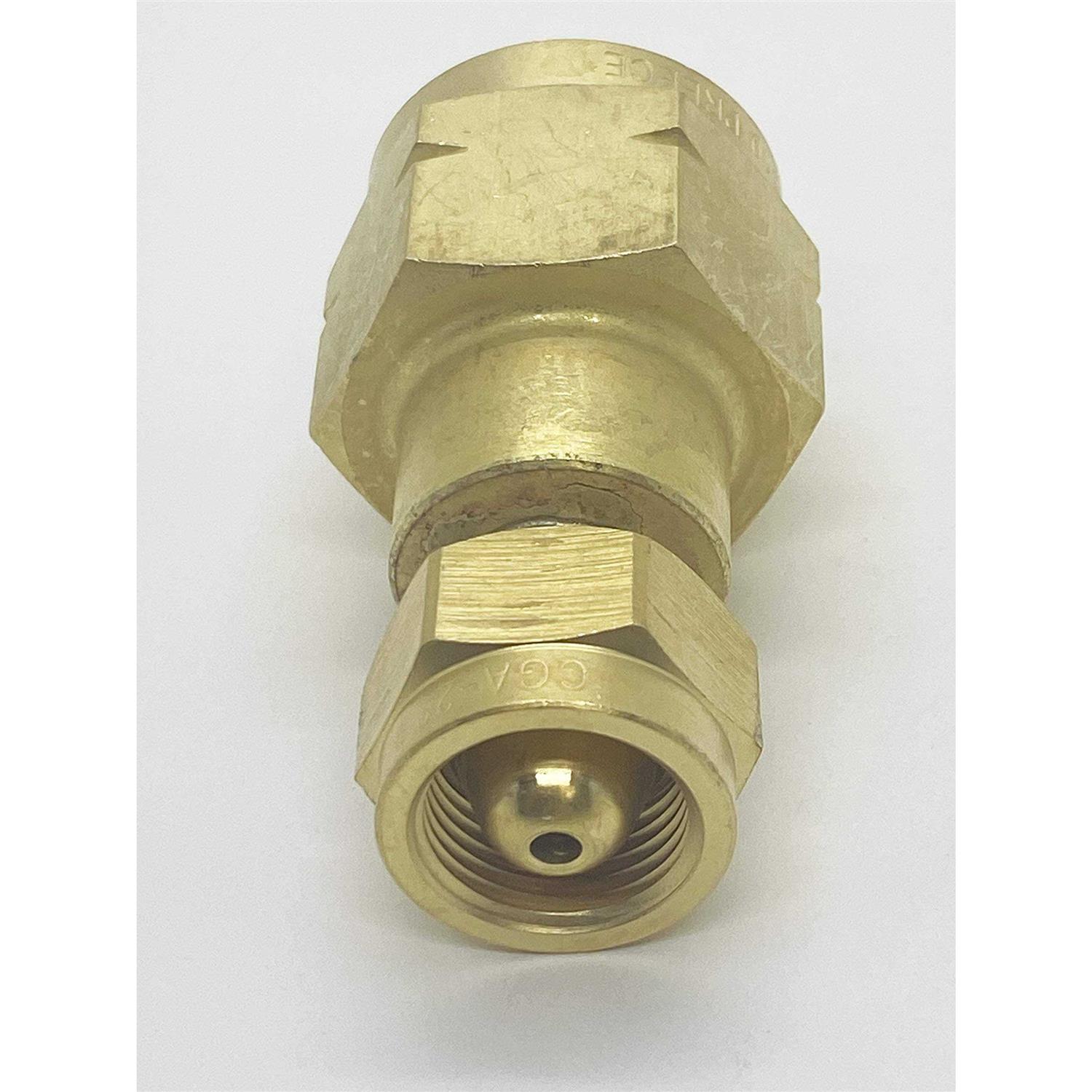 Acetylene Cylinder Bottle to Regulator Cga-200 to Cga-510 Adaptor - Image 3