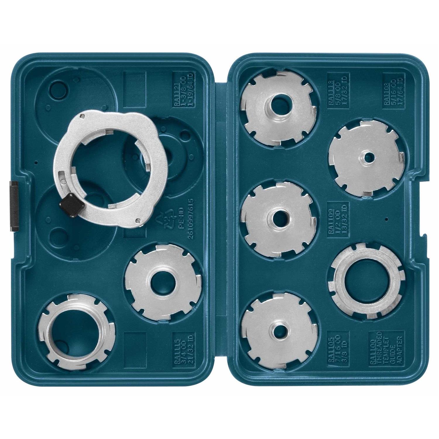 Bosch RA1128 8-Piece Template Guide Set