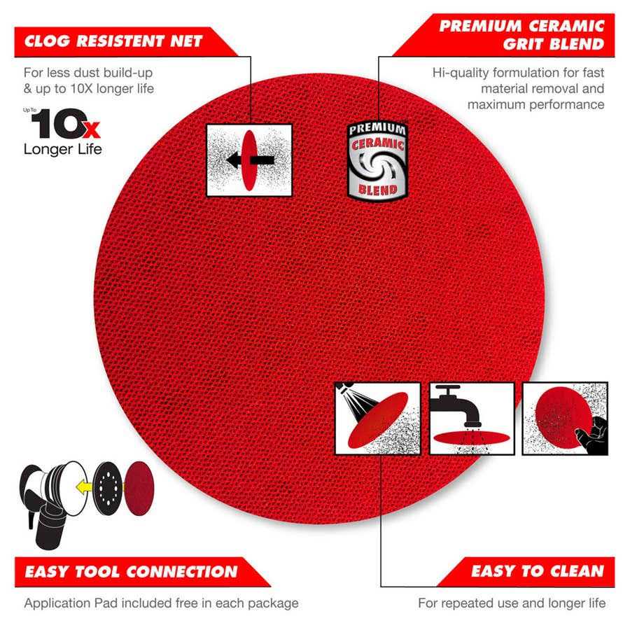 Diablo 5 in. SandNet Connection Pad - Image 3