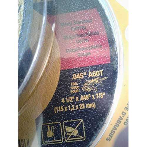 DEWALT 4-Pack 4.5-in Zirconia Grinding Wheel DWA454VP - Image 3
