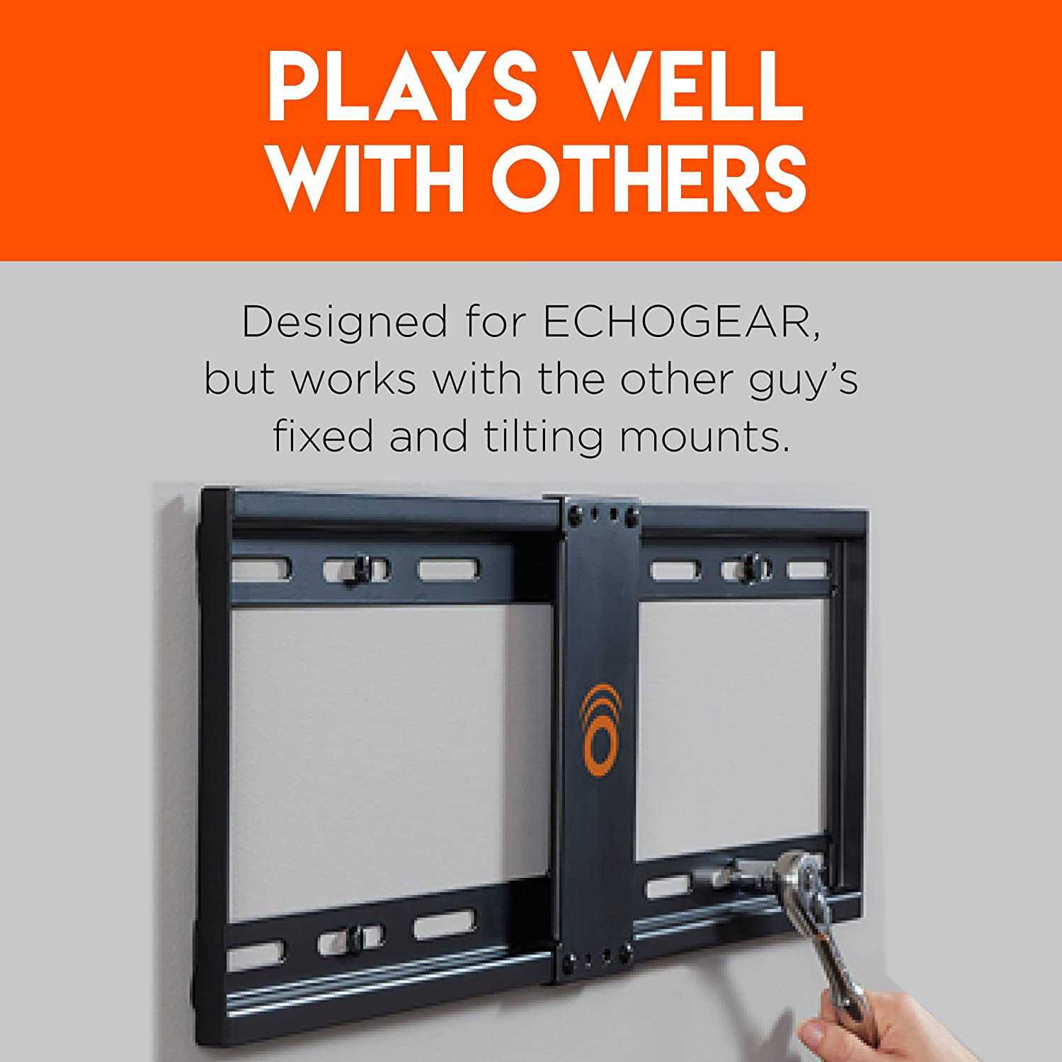 ECHOGEAR Steel Stud TV Mounting Kit for Tilt Low Profile TV Mounts - Image 4