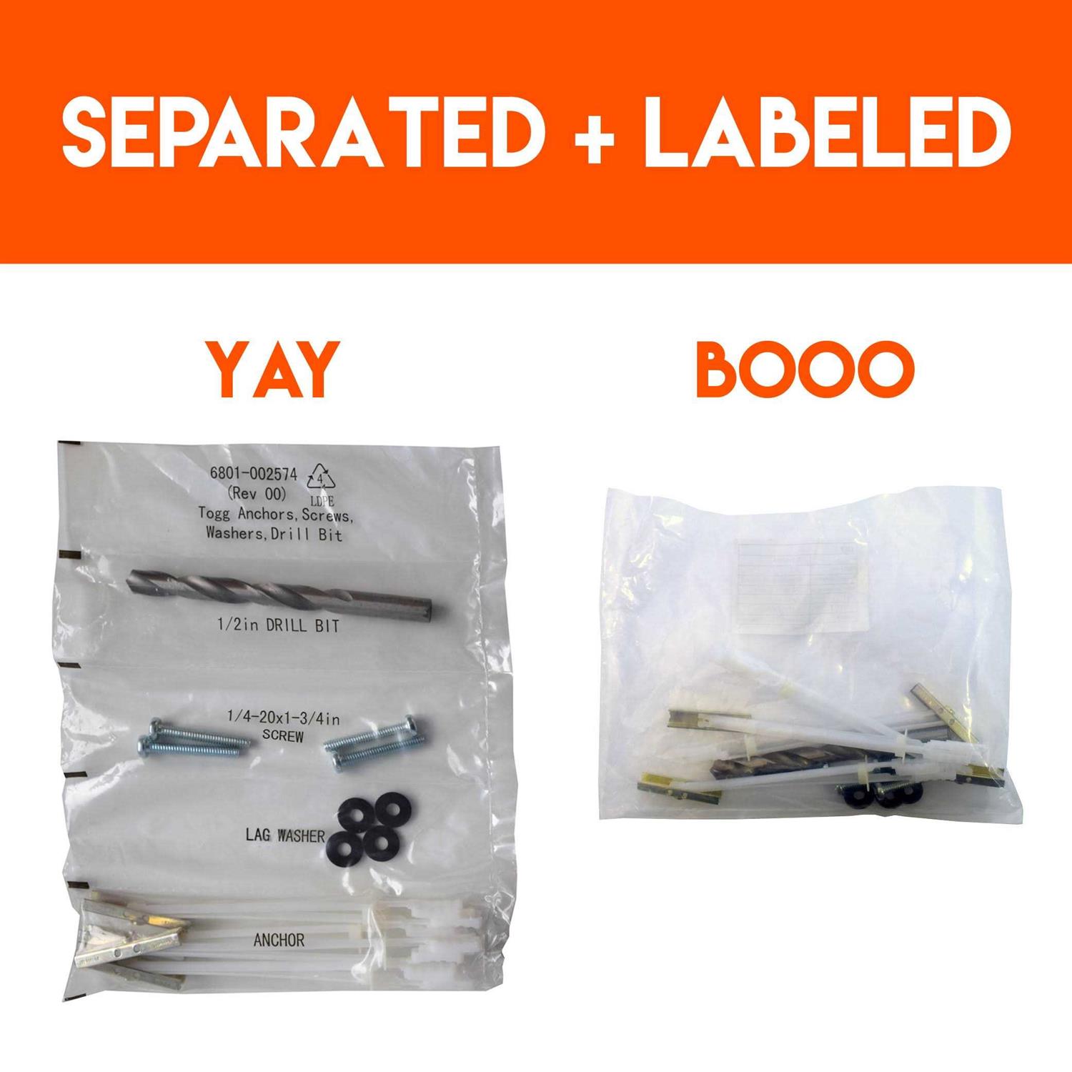 ECHOGEAR Steel Stud TV Mounting Kit for Tilt Low Profile TV Mounts - Image 5