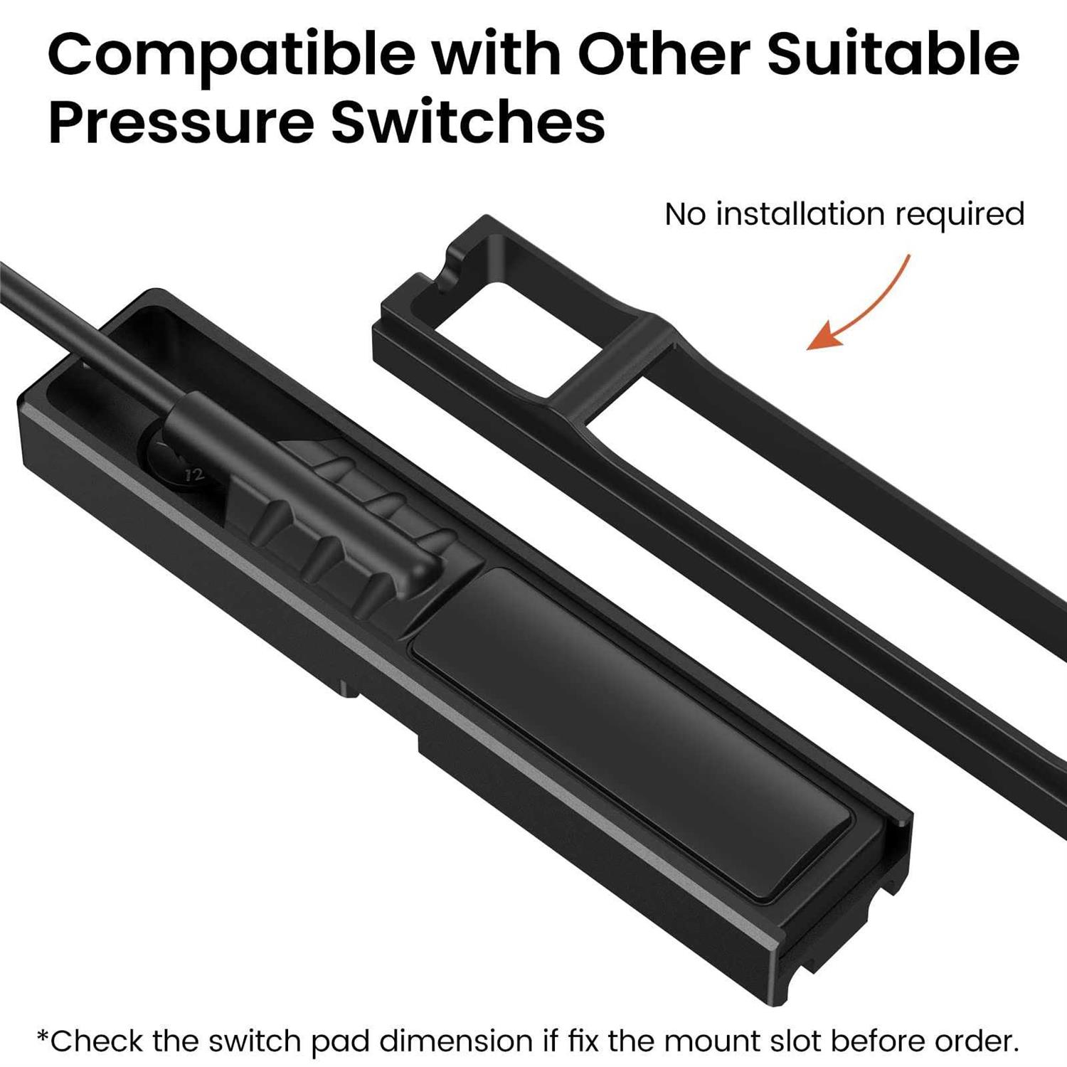 Guardtier PSM-M4 Pressure Switch Mount Plate Compatible with M-LOK Rail for Tactical Flashlight Switch Mount - Image 4