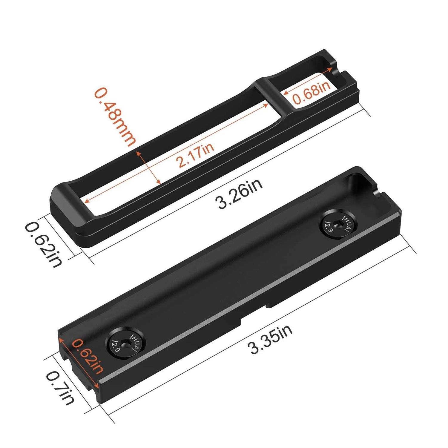 Guardtier PSM-M4 Pressure Switch Mount Plate Compatible with M-LOK Rail for Tactical Flashlight Switch Mount - Image 5