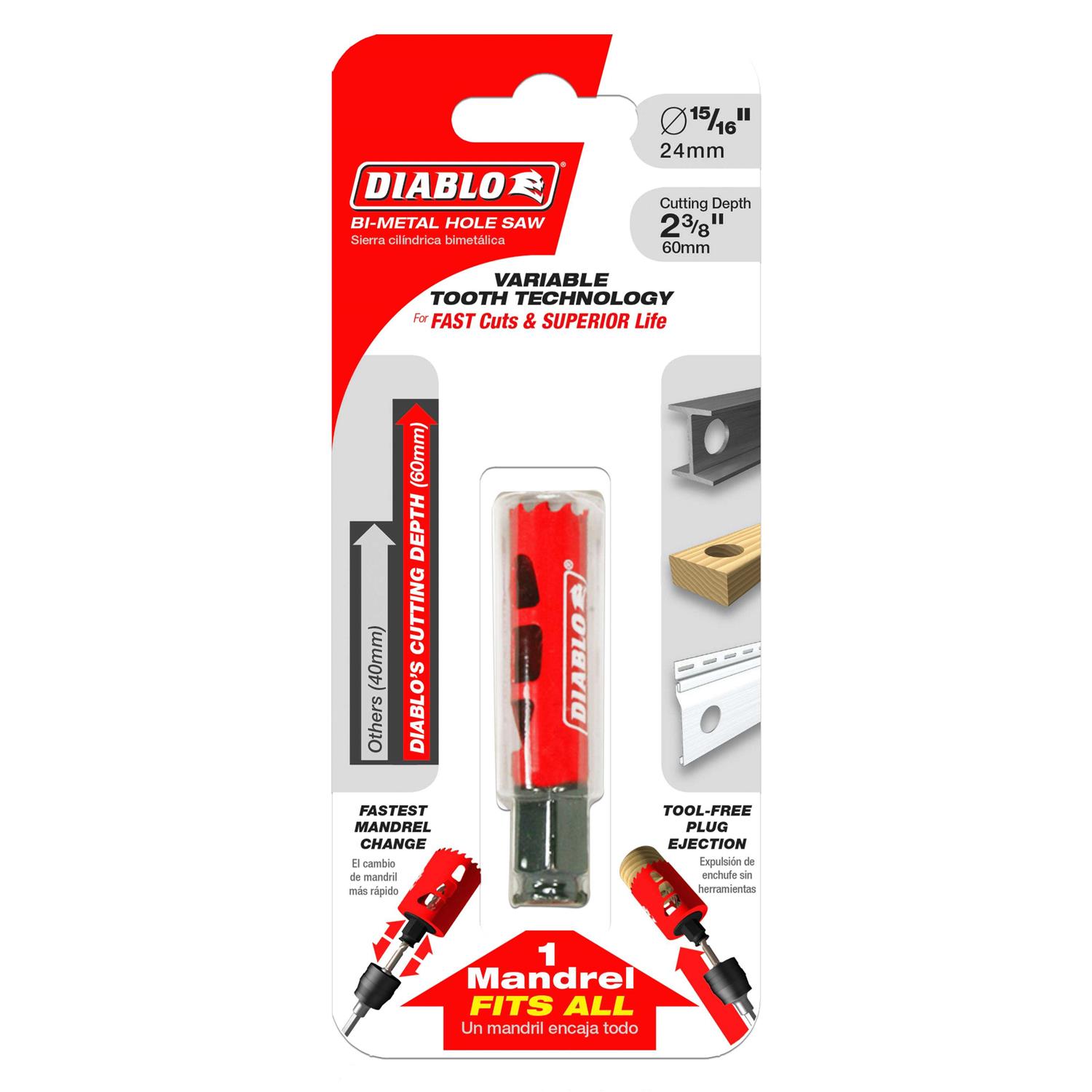 Diablo 6-in. Hole Saw DHS6000 - Image 3