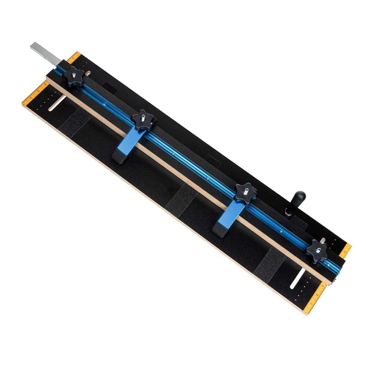 POWERTEC Taper/Straight Line Jig for Table Saws with 3/4 Wide by 3/8 Deep Miter Slot