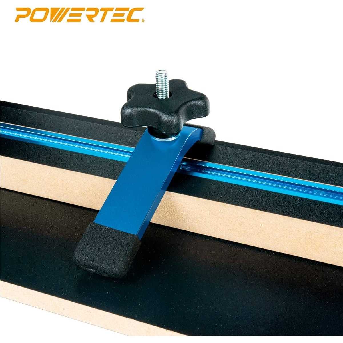 POWERTEC Taper/Straight Line Jig for Table Saws with 3/4 Wide by 3/8 Deep Miter Slot - Image 5