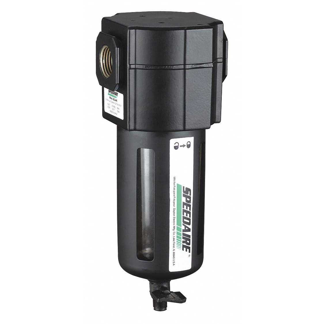 Speedaire Compressed Air Filter Particulate 1/2 in Npt 5 micron 4ZL50