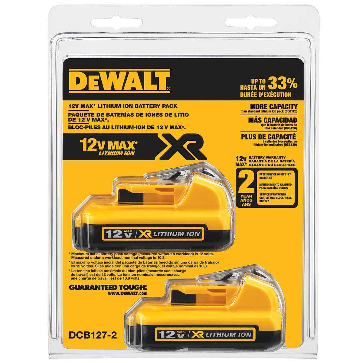 DeWalt 12V MAX 3Ah Lithium Ion Battery DCB124-2 - Image 4