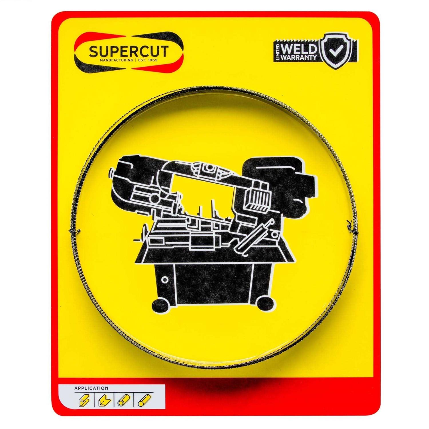 Supercut 93 x 3/4 x .032 x 10 TPI Raker Bandsaw Blade - Image 2